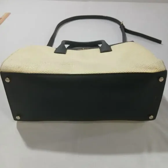 Kate Spade Handbag New York Cameron Street Shell Staci Straw Medium Tote Raffia - Picture 8 of 16
